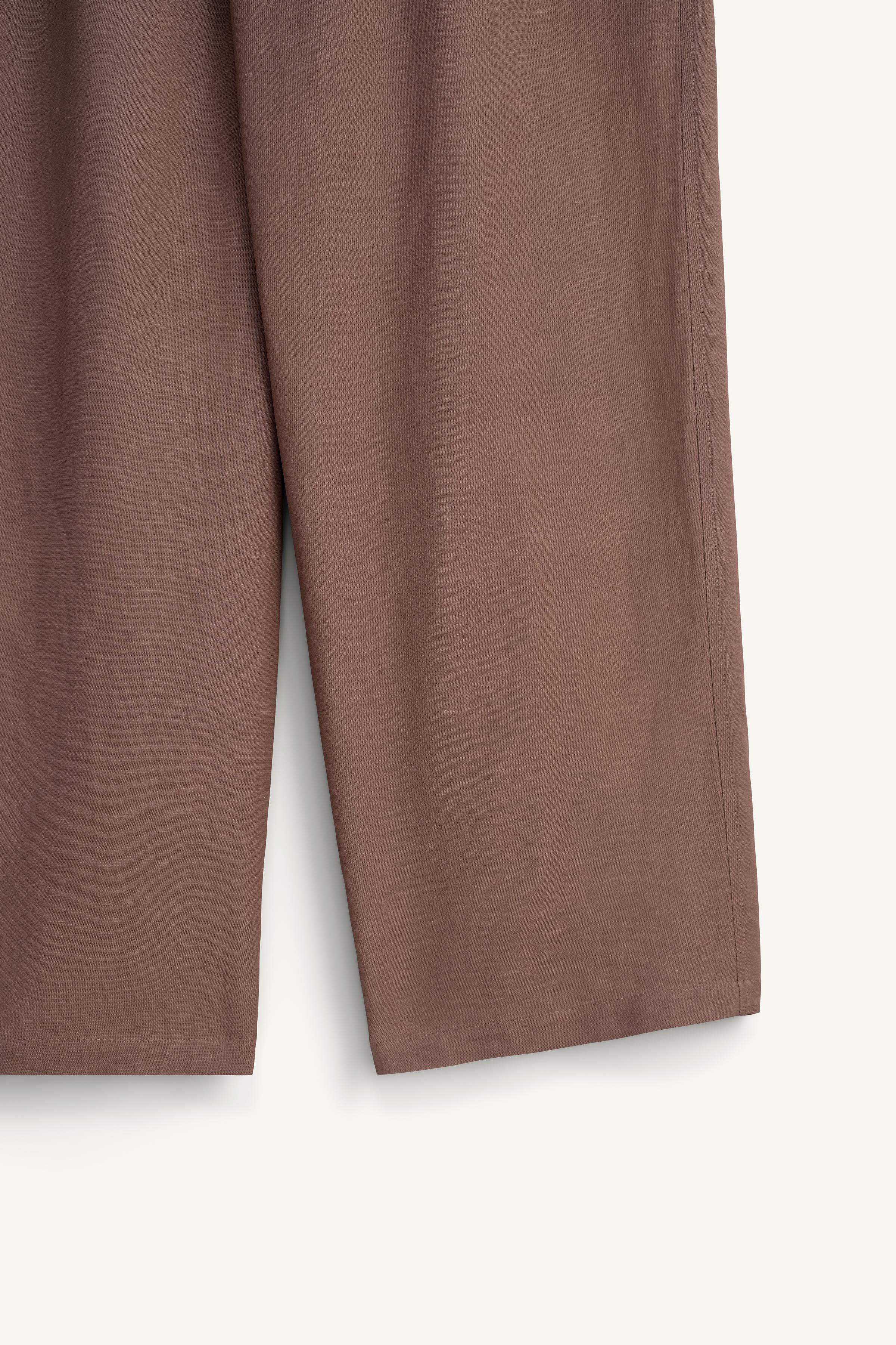 PANTALON CROISÉ COUPE DÉCONTRACTÉE